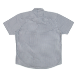 PIERRE CARDIN Mens Shirt Blue Check 2XL