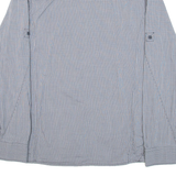 G-STAR RAW Mens Shirt Grey Check Long Sleeve M