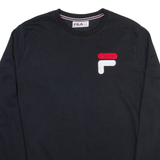 FILA Mens Sweatshirt Black M
