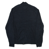 TOMMY HILFIGER Mens Jumper Black Tight Knit M