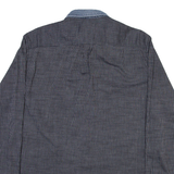 DIESEL Mens Shirt Grey Striped Long Sleeve XL