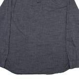 DIESEL Mens Shirt Grey Striped Long Sleeve XL