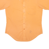 BELGRAVE SQUARE Mens Plain Shirt Orange L