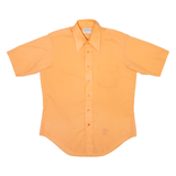 BELGRAVE SQUARE Mens Plain Shirt Orange L