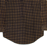 AMERICAN OUTPOST Mens Shirt Brown Geometric Long Sleeve L