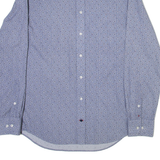 TOMMY BAHAMA Slim Fit Mens Shirt Grey Floral Long Sleeve M