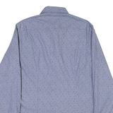 TOMMY BAHAMA Slim Fit Mens Shirt Grey Floral Long Sleeve M