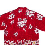 SPIKE Wisconsin Badgers Mens Shirt Red Floral L