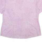PETER HAHN Womens Shirt Purple Spotted M