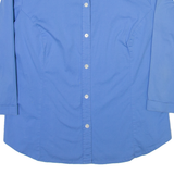 GAP Womens Plain Shirt Blue Long Sleeve L