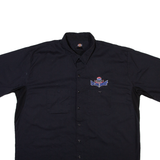 DICKIES Echine Shop Mens Plain Shirt Black 2XL