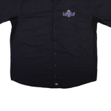 DICKIES Echine Shop Mens Plain Shirt Black 2XL