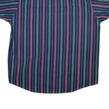 HONORS Mens Shirt Blue Striped XL