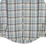 TIMBERLAND Mens Shirt Grey Check Long Sleeve M