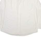 CANDA Mens Plain Shirt White Long Sleeve XL