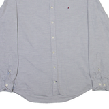 TOMMY BAHAMA Mens Plain Shirt Grey Long Sleeve M