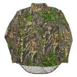 MOSSY OAK Mens Shirt Brown Camouflage Long Sleeve M