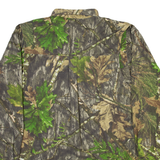MOSSY OAK Mens Shirt Brown Camouflage Long Sleeve M
