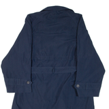 MARELLA Womens Trench Coat Blue UK 10