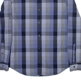 CALVIN KLEIN JEANS Mens Shirt Blue Check Long Sleeve M