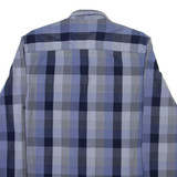CALVIN KLEIN JEANS Mens Shirt Blue Check Long Sleeve M