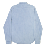 LEVI'S Mens Plain Shirt Blue Long Sleeve M