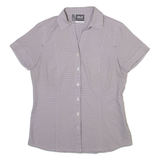 JACK WOLFSKIN Womens Shirt Grey Check M