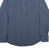 TOMMY HILFIGER Slim Fit Mens Shirt Blue Striped Long Sleeve XL