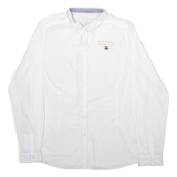 NAPAPIJRI Womens Plain Shirt White Long Sleeve L