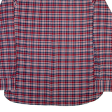 TOMMY HILFIGER Custom Fit Mens Shirt Red Check Long Sleeve L