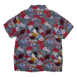 BRAVE SOUL Mens Shirt Grey Floral L