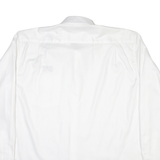 CAT Mens Plain Shirt White Long Sleeve XL