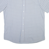 BOSS Mens Shirt Blue Check L