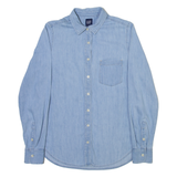 GAP Womens Denim Shirt Blue Long Sleeve XS
