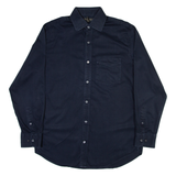 BANANA REPUBLIC Mens Plain Shirt Black Long Sleeve M