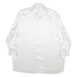 PARK LANE Mens Plain Shirt White Long Sleeve XL