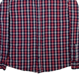 WRANGLER Mens Shirt Red Check Long Sleeve XL
