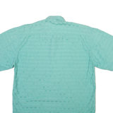 Mens Shirt Green Geometric M