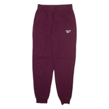 REEBOK Mens Joggers Maroon Tapered S W27 L27