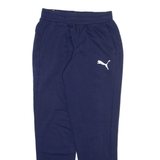 PUMA Mens Joggers Blue Tapered S W26 L30
