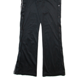 KAPPA Womens Track Pants Black Wide-Leg XS W26 L31