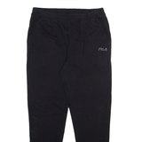 FILA Mens Joggers Black Tapered M W30 L28