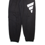 ADIDAS Mens Joggers Black Tapered S W26 L29