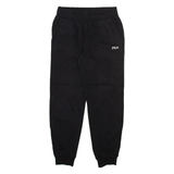 FILA Mens Joggers Black Tapered S W28 L28