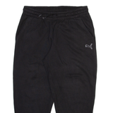 PUMA Mens Joggers Black Tapered L W32 L26