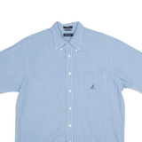 NAUTICA Mens Shirt Blue Gingham L