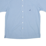 NAUTICA Mens Shirt Blue Gingham L