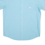 CHAPS Custom Fit Mens Plain Shirt Blue L