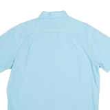 CHAPS Custom Fit Mens Plain Shirt Blue L
