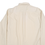 TOMMY HILFIGER Mens Plain Shirt Beige Long Sleeve XL